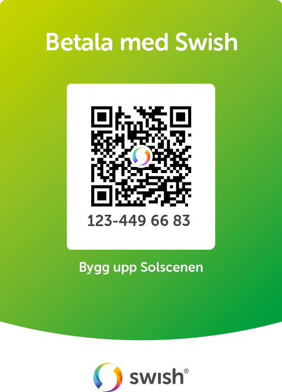 Bygg upp Solscenen Swish-QR Bygg upp Solscenen Swish-QR