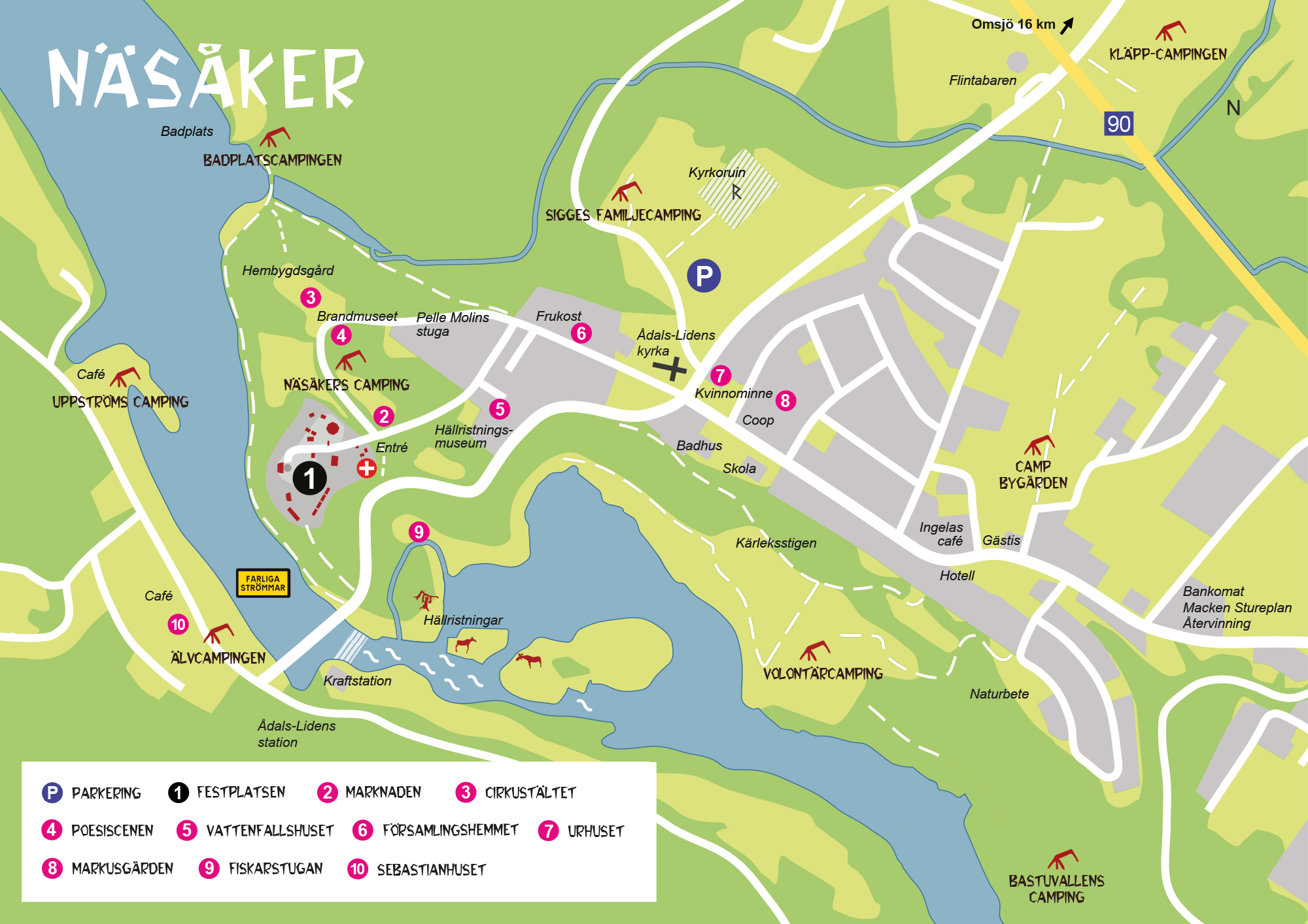 Urkult map over Näsåker 2025