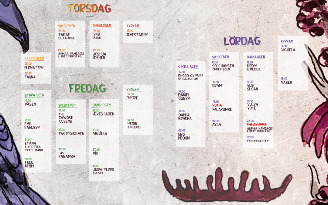 Urkult spelschema 2025 med ändringar